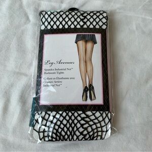 Brand New Leg Avenue Black Fishnet Tights NWT